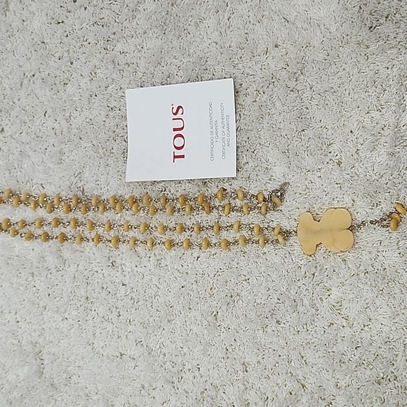 TOUS Yellow Calcite Necklace - Picture 1 of 4